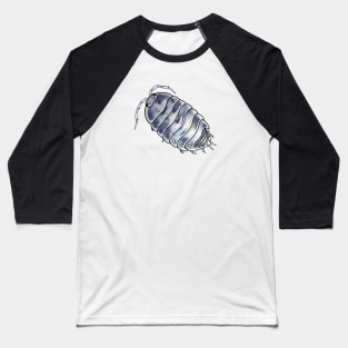 Porcellio laevis "dairy cow" Isopod Baseball T-Shirt